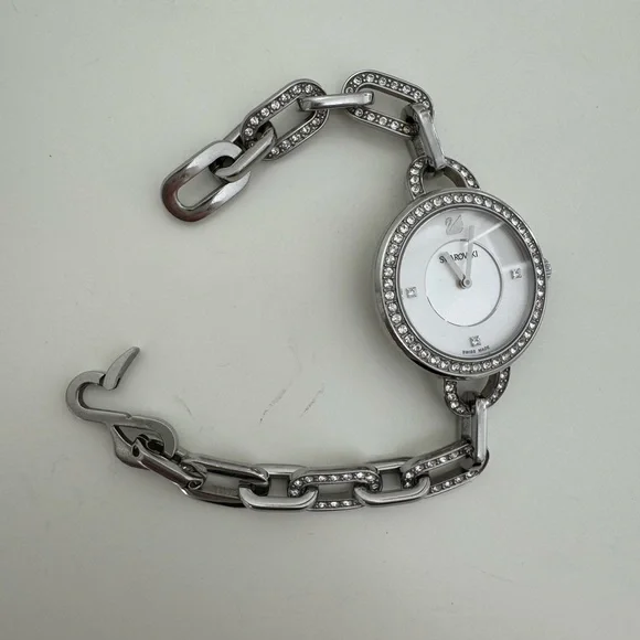 Swarovski Aila White Bracelet Watch - Picture 4 of 5